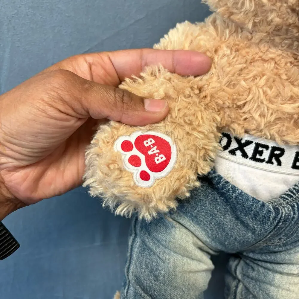 Vintage Build A Bear Boxer Sagging Streetwear Skater Gangster Teddy Bear Skinny